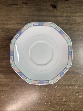 (4) Christopher Stuart Southwest Y0002 Fine China Saucer 6”